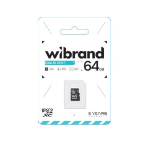 Карта пам'яті Wibrand 64Gb Class 10 microSDXC (UHS-1)