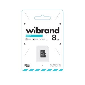 Карта пам'яті Wibrand 8Gb class 4 microSDHC