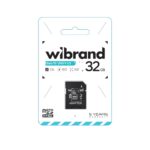 Карта пам'яті Wibrand 32Gb Class 10 microSDXC (UHS-1 U3) (SD-адаптер)