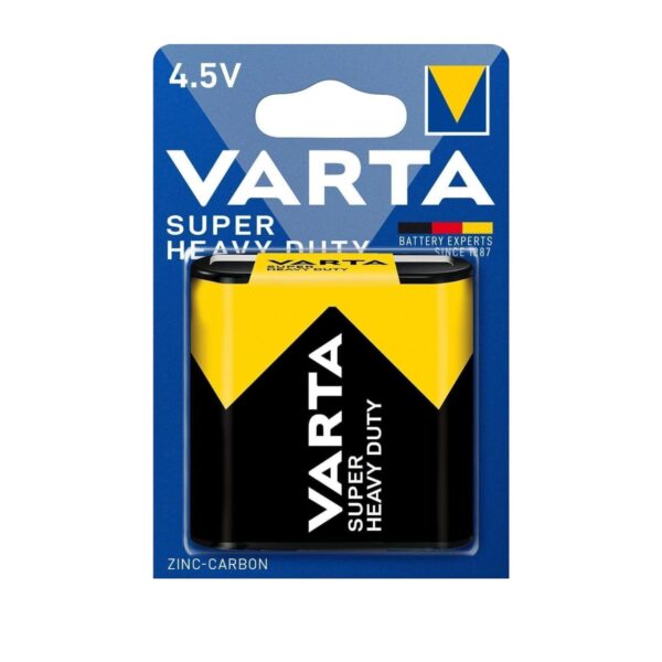 Крона Varta Super Heavy Duty 3R12 Zinc-Carbon BLISTER 1шт