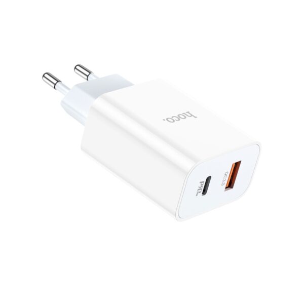 Мережевий зарядний пристрій HOCO C97A PD20W+QC3.0 charger White - Зображення 6