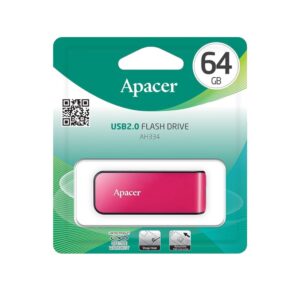 USB флеш-накопичувач Apacer AH334 64GB USB 2.0 Pink