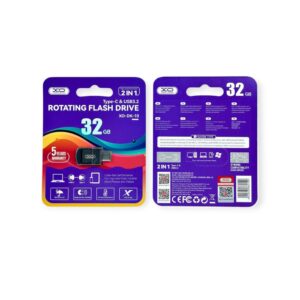USB флеш-накопичувач XO DK10 32GB 10 Class Type-C+USB3.2