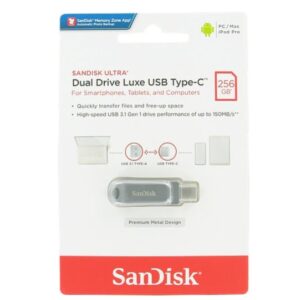USB флеш-накопичувач SanDisk 256Gb Ultra Luxe USB 3.2 Gen1 Type-C