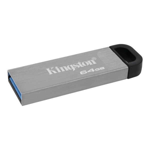 USB флеш-накопичувач Kingston DT Kyson 64GB USB 3.2 Silver - Зображення 3