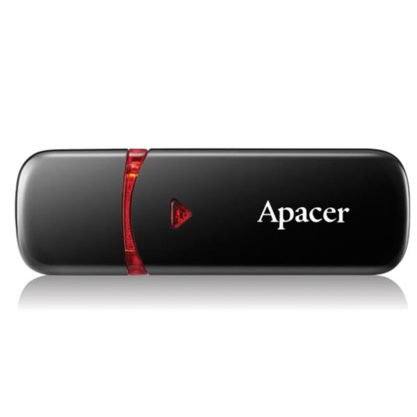 USB флеш-накопичувач Apacer AH333 64GB USB 2.0 Black - Зображення 2