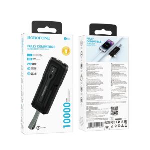Повербанк BOROFONE BJ54 Graceful 22.5W+PD20W 10000mAh Black