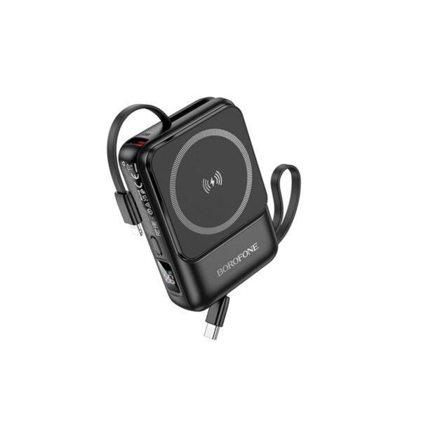 Повербанк BOROFONE BJ59 REFINED 22.5W+PD20W 10000mAh Black - Зображення 2