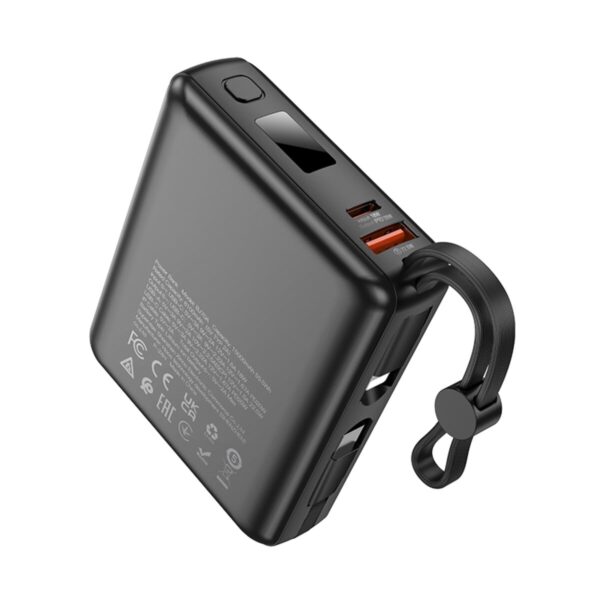 Повербанк BOROFONE BJ70A VIGOROUS 22.5W+PD20W 15000mAh Black - Зображення 3