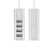 USB-HUB HOCO HB1 4USB Line machine Silver - Зображення 2
