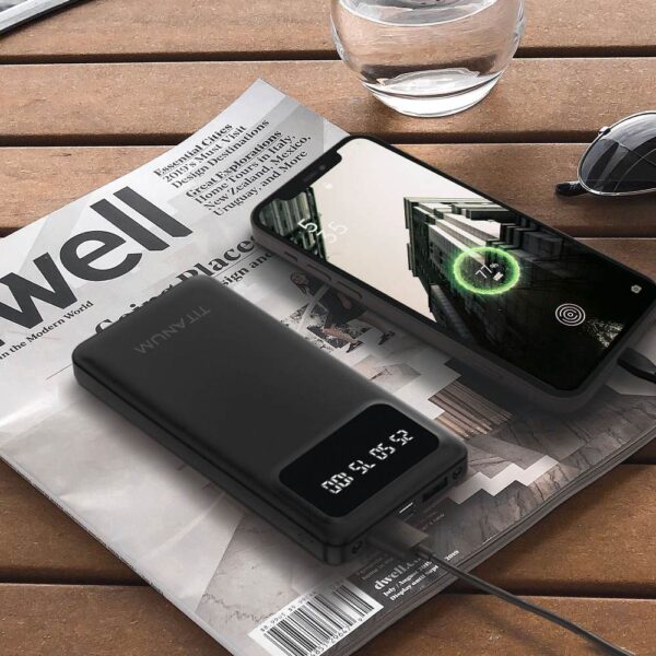 Повербанк Titanum OL21 10000mAh Black - Зображення 3
