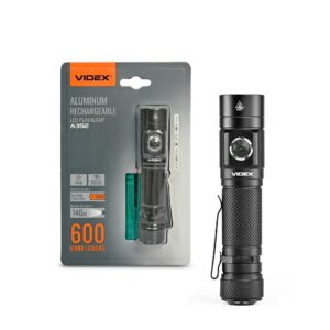 Портативний світлодіодний ліхтарик Videx VLF-A352 600Lm 5000K BLISTER 1шт