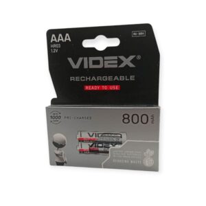 Акумулятори Videx HR03 AAA 800mAh BLISTER 2шт