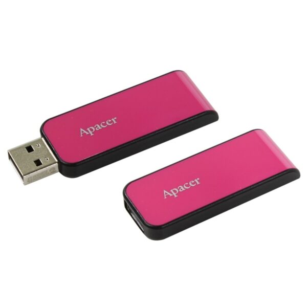 USB флеш-накопичувач Apacer AH334 32GB USB 2.0 Pink - Зображення 4