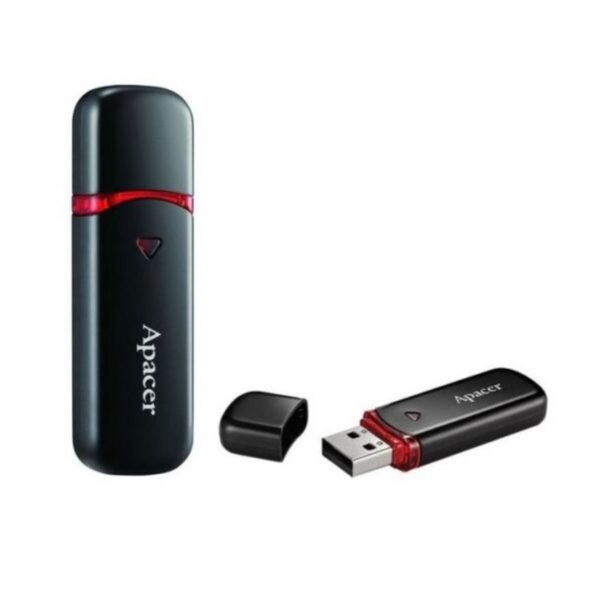 USB флеш-накопичувач Apacer AH333 64GB USB 2.0 Black - Зображення 3