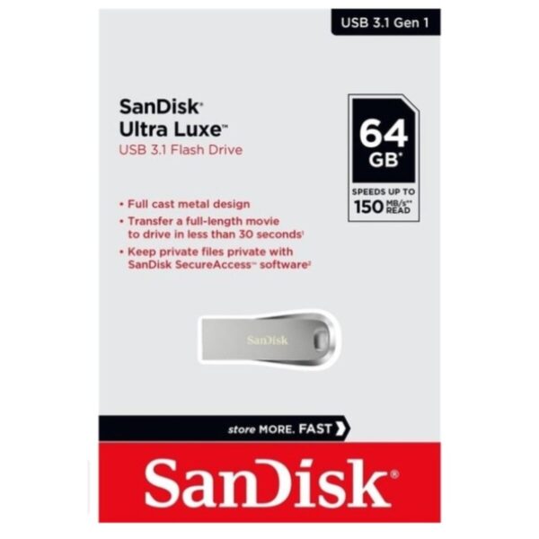 USB флеш-накопичувач SanDisk 64Gb Ultra Luxe USB 3.1