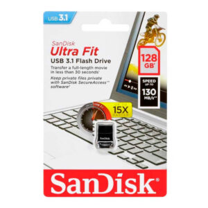 USB флеш-накопичувач SanDisk 128Gb Ultra Fit Black