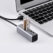 USB-HUB HOCO HB1 4USB Line machine Silver - Зображення 3