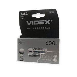 Акумулятори Videx HR03 AAA 600mAh BLISTER 2шт