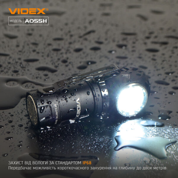 Налобний світлодіодний ліхтарик Videx VLF-A055H 600Lm 5700K - Зображення 6