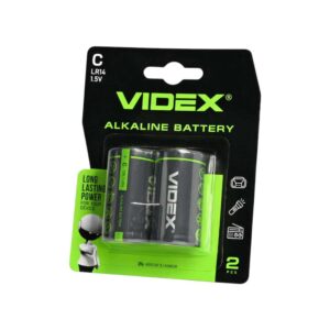 Батарейки Videx LR14 (С) Alkaline BLISTER 2шт