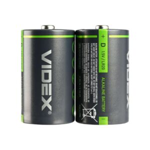Батарейки Videx LR20 (D) Alkaline BLISTER 2шт