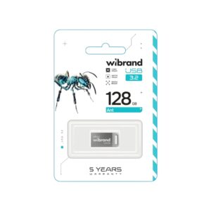 Флеш-накопичувач Wibrand USB 3.2 Gen1 Ant 128GB Silver