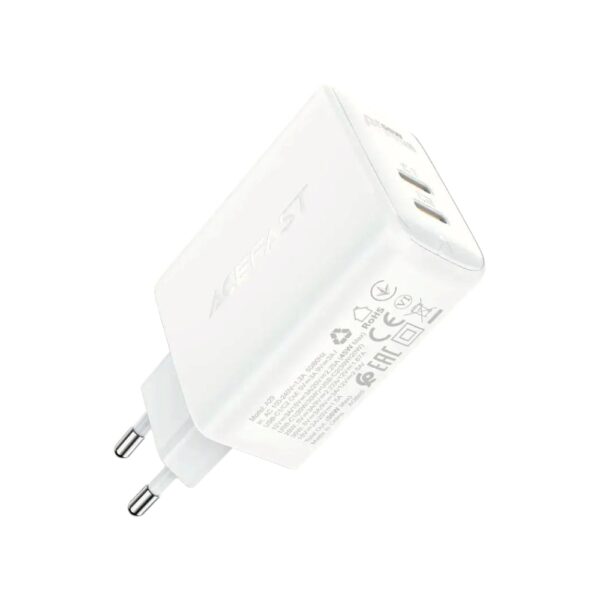 Мережевий зарядний пристрій ACEFAST A29 PD50W charger White - Зображення 3