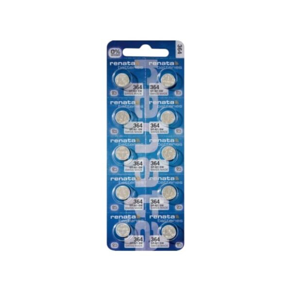 Батарейки Renata G1 (364/SR621SW) Silver BLISTER 10шт