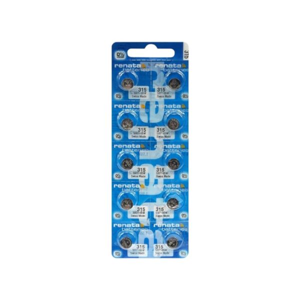 Батарейки Renata 315/SR716SW Silver BLISTER 10шт