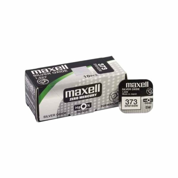 Батарейки Maxell 373 (SR916SW) Silver Oxide BLISTER 10шт