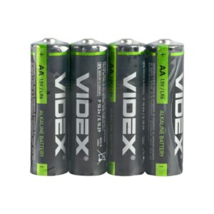 Батарейки Videx LR6 (AA) Alkaline SHRINK 4шт