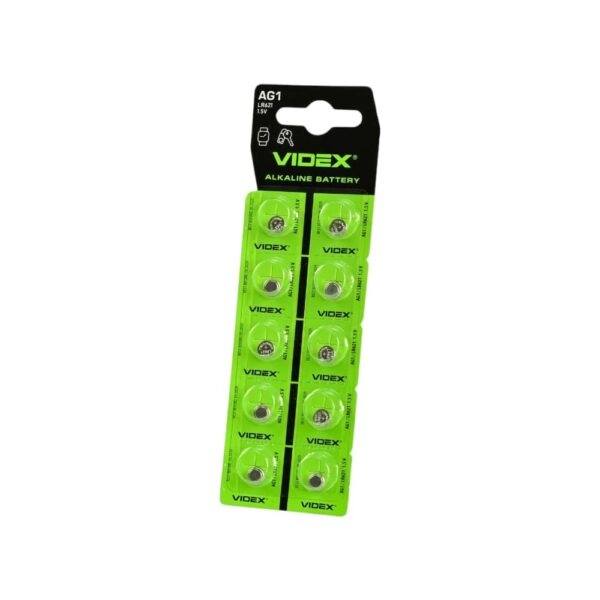 Батарейки Videx AG1 (LR621) BLISTER 10шт