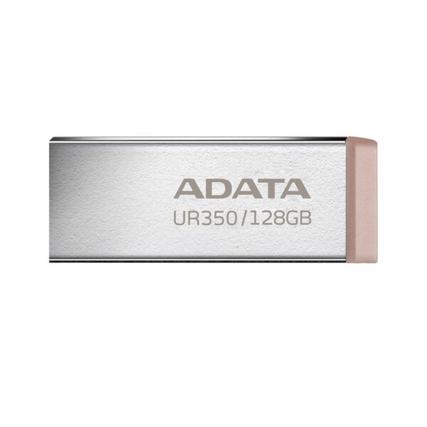 Флеш-накопичувач ADATA UR350 128Gb Silver/Beige - Зображення 2