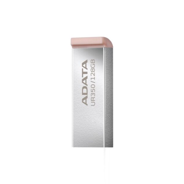 Флеш-накопичувач ADATA UR350 128Gb Silver/Beige - Зображення 4