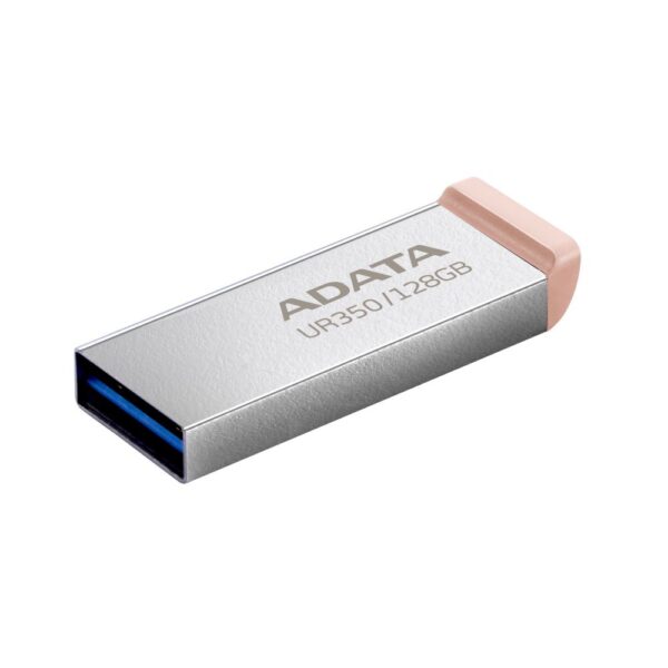 Флеш-накопичувач ADATA UR350 128Gb Silver/Beige - Зображення 3